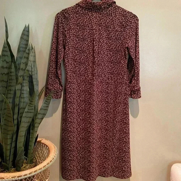 TALBOT CHEETAH/LEOPARD PRINT MID LENGTH DRESS P - Picture 3 of 6
